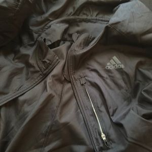 Black light weight adidas sports jacket - RUNNING